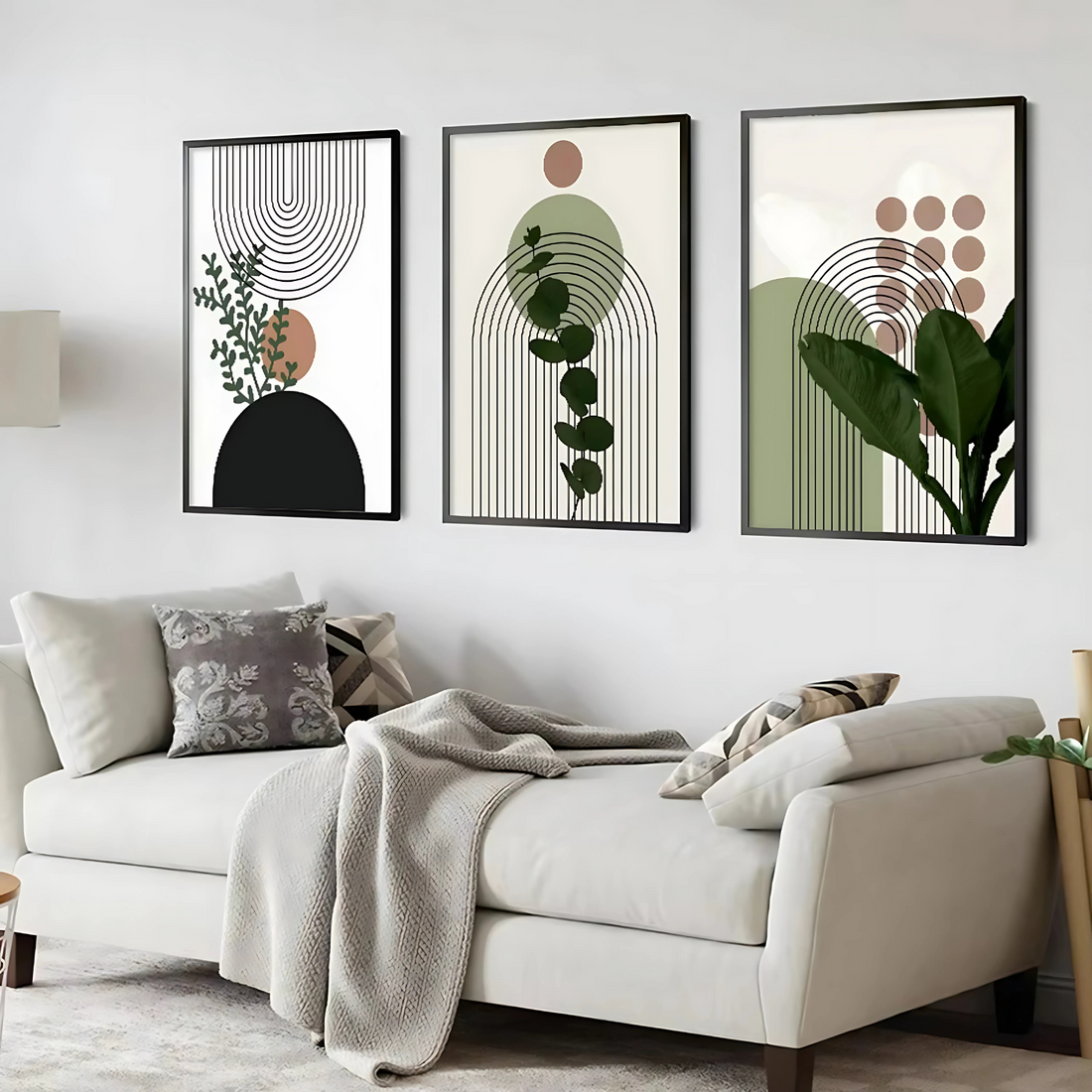 Elevate Your Space with Abstract Plant Leaf Posters