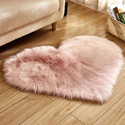 Heart Shape Soft Rug