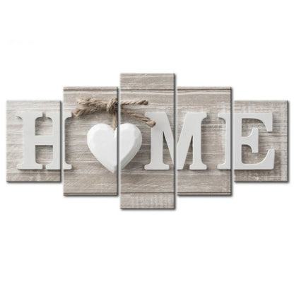 HOME Sign Canvas Wall Art