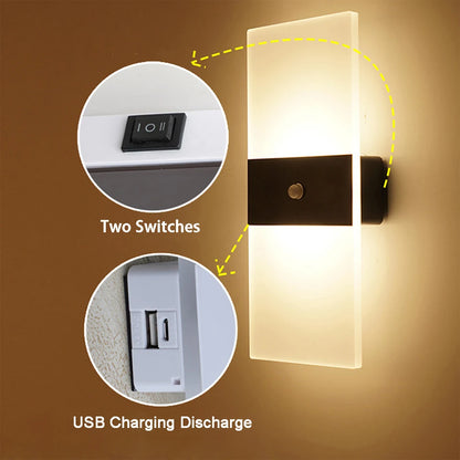 USB Recharge Wall Lamp