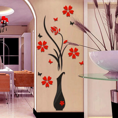 3D Flower Tree Wall Sticker