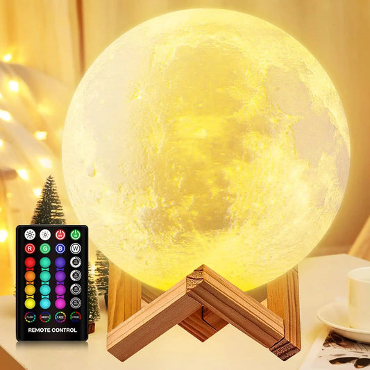 Galaxy Moon Lamp