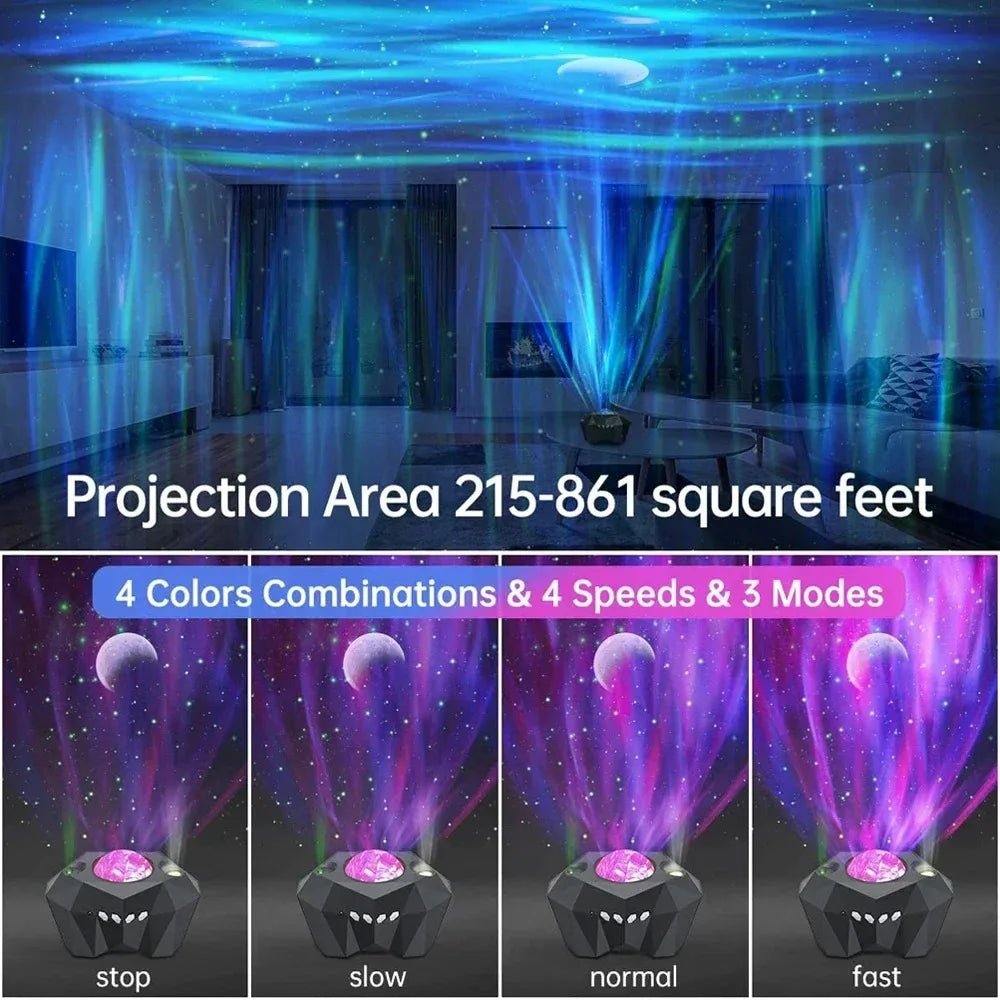 Galaxy Star Projector Lamp