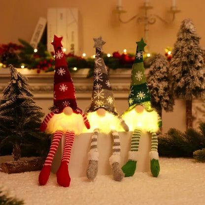 Christmas LED Faceless Doll